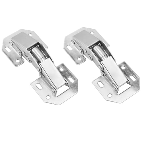 2 Stücke Schrankscharniere, 105mm Verdeckte Schrank Türscharniere für Möbel Bad Küche 2 Stücke Schrankscharniere, 105mm Verdeckte Schrank Türscharniere für Möbel Bad Küche von TOP-MAX
