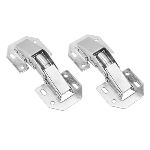 2 Stücke Schrankscharniere, 76mm Verdeckte Schrank Türscharniere für Möbel Bad Küche 2 Stücke Schrankscharniere, 76mm Verdeckte Schrank Türscharniere für Möbel Bad Küche von TOP-MAX