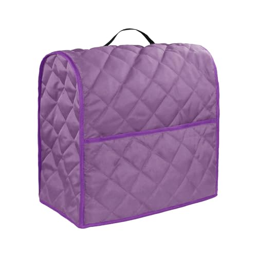36x23x36cm/14.2x9.1x14.2Zoll Standmixerabdeckung, Schutzstaubabdeckung für Küchenmischer, Anti Kratzer Tragetasche mit Griff und Taschen für Küchenständer Aid Mixer, Lila von TOP-MAX
