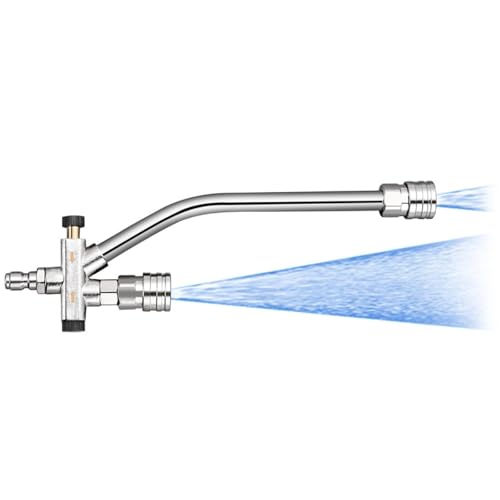 Hochdruckreiniger Verlängerungsstab für Doppelspitzen, Verlängerungsreiniger Zubehör für Power Washer und Schaumkanone von TOP-MAX