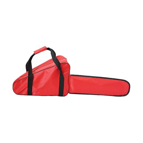 Kettensägentasche, Oxford Gewebe Kettensäge Lagerung Tasche für 16-18 Zoll Kettensäge (Rot) von TOP-MAX