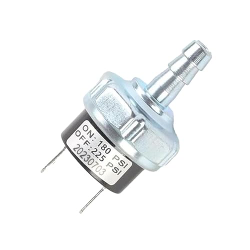 Luftkompressordruckschalter, 180-225 PSI Druckregelschalter Ventil Luftkompressor Hornpumpe Auto Zugregler Luftkompressordruckschalter, 180-225 PSI Druckregelschalter Ventil Luftkompressor Hornpumpe Auto Zugregler von TOP-MAX