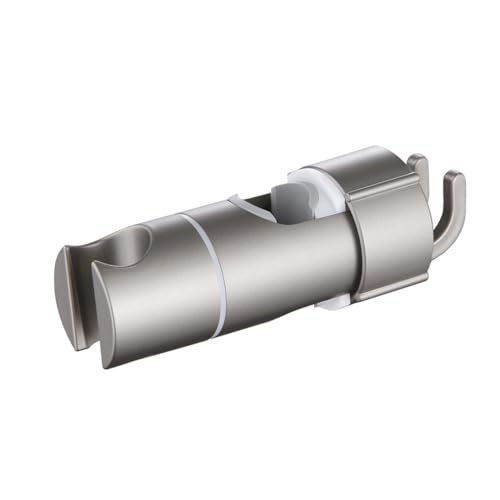 Schieberduschhalter, 18-25 mm 360 Grad Drehbare Duschhalterung Ersatzhalterung (Grau) von TOP-MAX