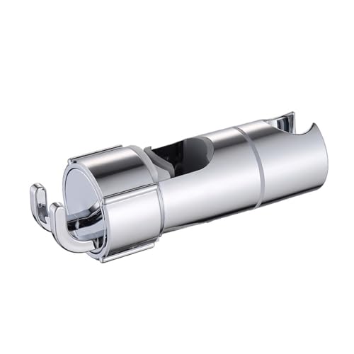 Schieberduschhalter, 18-25 mm 360 Grad Drehbare Duschhalterung Ersatzhalterung (Silber) von TOP-MAX
