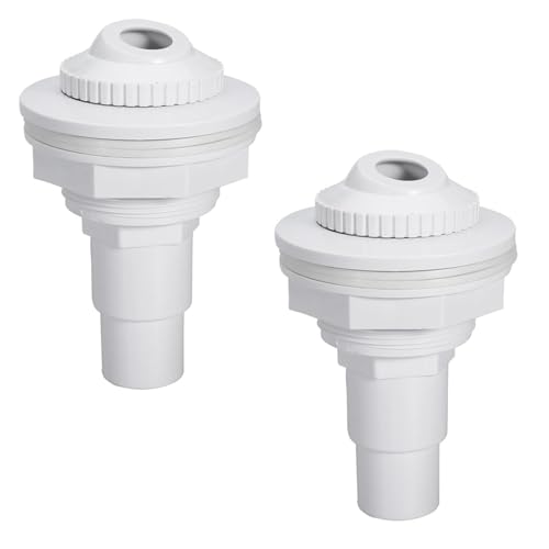 TOP-MAX 2 Stücke Boden Schwimmbad Rücklauf Jet Fitting, Pool Wall Fitting Rücklauf Montage für Schwimmbad Düsen-Kits TOP-MAX 2 Stücke Boden Schwimmbad Rücklauf Jet Fitting, Pool Wall Fitting Rücklauf Montage für Schwimmbad Düsen-Kits von TOP-MAX