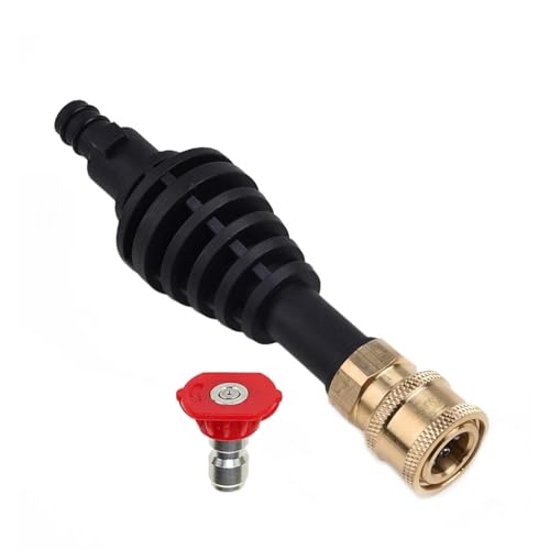 Verlängerungsadapter und Düse für Hochdruckreiniger, Verlängerungsstangen Adapter Schnellverbindungs passend für Hydroshot WG610 WG611 WG629E WG620 WG630 WU623 WU633 WU629 von TOP-MAX