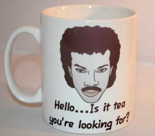 Lionel Richie Hello Is It Tea You're Looking For Tasse aus Keramik von TOP Marques Collectibles