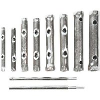 10 tlg. Rohrsteckschlüssel Satz 6-22 mm 10 tlg. Rohrsteckschlüssel Satz 6-22 mm von TOP TOOLS