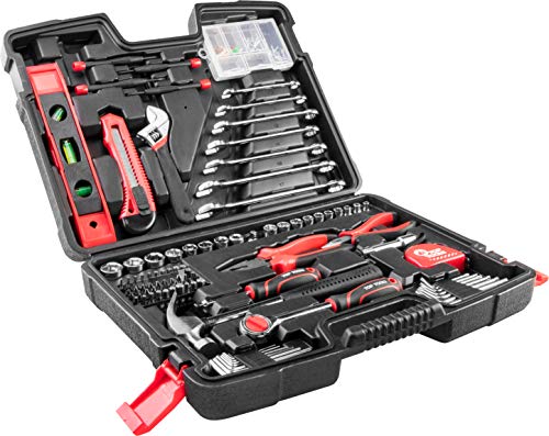 TOP TOOLS 38D545 Steckschlüssel-Set Werkzeug-Schraubendreher-Einsätze 194 Stück Werkzeugkoffer von TOP TOOLS