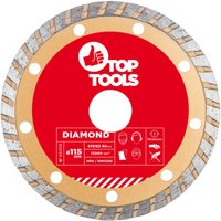 Diamantscheibe 115 x 22,2 mm, Turbo von TOP TOOLS