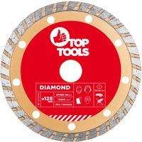 Diamantscheibe 125 x 22,2 mm, Turbo von TOP TOOLS