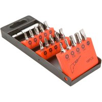 Schraubendreherbits mit Halter, 16er-Set von TOP TOOLS