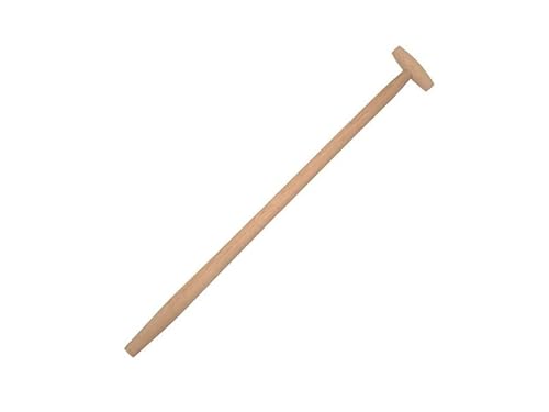 Spatenstiel Grabegabel Spatengabel Stiel Holzstiel T Griff Ø 38 mm 100 cm (3) von TOP TOOLS