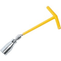 Zündkerzenschlüssel mit Gelenk T-Griff 21mm Zündkerzenschlüssel mit Gelenk T-Griff 21mm von TOP TOOLS