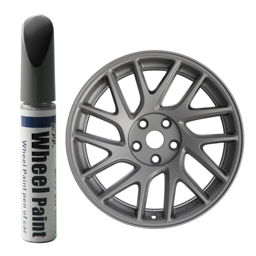 TOPABYTE Felgen Ausbesserungslack für Tesla Model 3 2024 18'' Photon Felgen Reparatur von Kratzern Lackstift für Bordsteinschäden Reparatur von Felgenkratzern (Phantom Metallic) von TOPABYTE