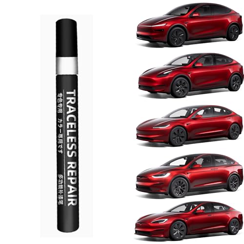 TOPABYTE Lackstift für Tesla Tesla Model Y Juniper Model 3 Highland Model X Model S Reparatur Lackstift Auto hohe Deckkraft, Autolack DIY Kratzerreparatur mit Farbe, Ultra Red - PR01 TOPABYTE Lackstift für Tesla Tesla Model Y Juniper Model 3 Highland Model X Model S Reparatur Lackstift Auto hohe Deckkraft, Autolack DIY Kratzerreparatur mit Farbe, Ultra Red - PR01 von TOPABYTE