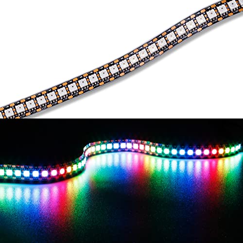 TOPAI WS2815 LED Streifen 1M 144 Pixel 12V RGB Individuell Adressierbare Dual Signal Haltepunkt Wiederaufnahmefunktion SMD 5050 IP20 Nicht Wasserdicht Schneidbare Flexible LED Lichtstreifen TOPAI WS2815 LED Streifen 1M 144 Pixel 12V RGB Individuell Adressierbare Dual Signal Haltepunkt Wiederaufnahmefunktion SMD 5050 IP20 Nicht Wasserdicht Schneidbare Flexible LED Lichtstreifen von TOPAI