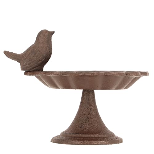 TOPANBIETER 999 Vogeltränke Vogelbad Wassertränke für Wildvögel Wasserstelle Futterstelle witterungsbeständig und frostsicher (Vogel mit Fuß) von TOPANBIETER 999