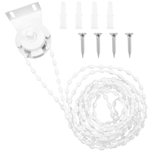 1 Satz Verschluss-zugschnur Rollo Perlenkette Kordel Wulstwalze Rollos Für Fenster Rollobeschläge Aus Kunststoff Hotfix-Tool Werkzeug Rostfreier Stahl Weiß Venezianisch Seitenrolle 1 Satz Verschluss-zugschnur Rollo Perlenkette Kordel Wulstwalze Rollos Für Fenster Rollobeschläge Aus Kunststoff Hotfix-Tool Werkzeug Rostfreier Stahl Weiß Venezianisch Seitenrolle von TOPBATHY