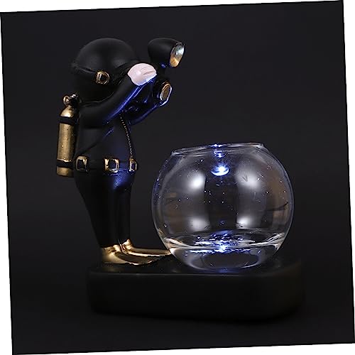 TOPBATHY Schmuck Hydrokultur Vase Fisch Tank Blumentopf Für Home Schlafzimmer Büro Decor von TOPBATHY