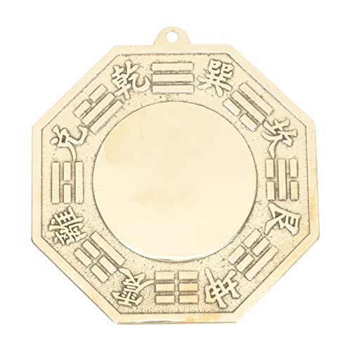 Klatschspiegel Bagua-spiegelanhänger Decoraciones Para Sala De Casa Chinesischer Bagua-spiegel Segensspiegelanhänger Fengshui-konkavspiegel Glücksspiegel Acht Seiten Kupfer Anzeige von TOPBATHY