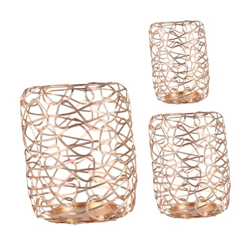 TOPBATHY Einzigartige Kerzenhalter Aus Eisenmetall Galvanisiertes Kunst-kerzenständer-Set Für Hochzeitsfeiern TOPBATHY Einzigartige Kerzenhalter Aus Eisenmetall Galvanisiertes Kunst-kerzenständer-Set Für Hochzeitsfeiern von TOPBATHY