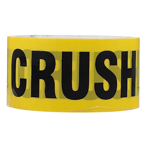 TOPBATHY 1 Rolle Warnband Schwarz Hi Markieren Reflektierend Farbe Für Zerquetschen Vorsicht Streifen Hängend In Acht Nehmen Markierungsband Absperrband Warnaufkleber Papier Gelb von TOPBATHY