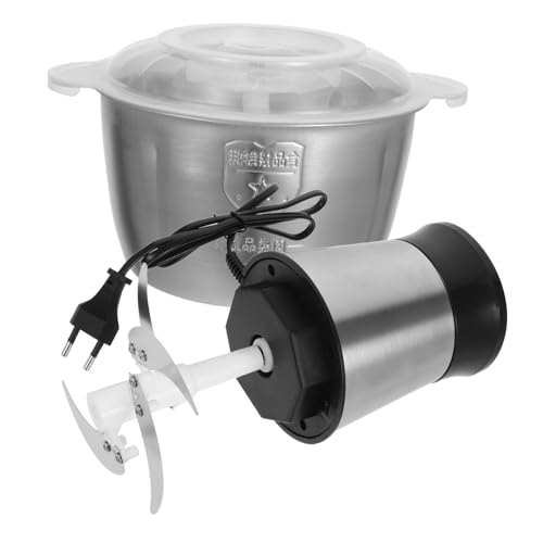 TOPBATHY 1 Satz Elektrischer Fleischwolf aus Multifunktionaler Zerkleinerer für Knoblauch Zwiebeln und Gemüse Kompakte Küchenmaschine mit Geschwindigkeitsstufen für Zuhause von TOPBATHY