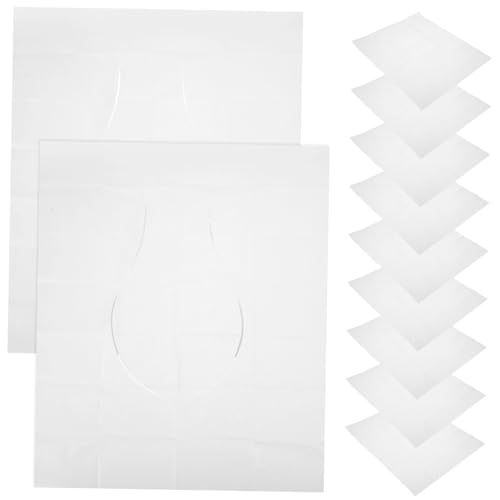 TOPBATHY 1 Satz Fünf Packs Tragbare Einweg Toilettensitzauflagen Aus Wasserlöslichem Material Hygienische Toilettenpolster Für Zuhause Reisen Und Packung 5er-packungen von TOPBATHY