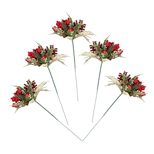 TOPBATHY 1 Satz Gefälschte Weihnachtsblumen Laub Geäst Weihnachtsbeeren Dekoration Weihnachtsbeeren Für Party Dekoration Weihnachtsdeko Weihnachtsbaum-beeren- Künstliche Beere 5 Stück TOPBATHY 1 Satz Gefälschte Weihnachtsblumen Laub Geäst Weihnachtsbeeren Dekoration Weihnachtsbeeren Für Party Dekoration Weihnachtsdeko Weihnachtsbaum-beeren- Künstliche Beere 5 Stück von TOPBATHY