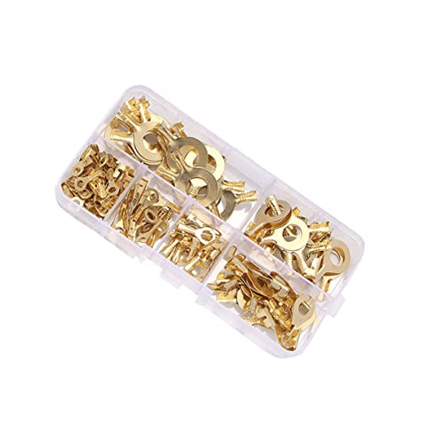 TOPBATHY 1 Satz Kaltgepresste Terminal Isolierte Crimpanschlüsse Aus Goldene Endterminals Für Und Kabelverbindungen 150 Stück TOPBATHY 1 Satz Kaltgepresste Terminal Isolierte Crimpanschlüsse Aus Goldene Endterminals Für Und Kabelverbindungen 150 Stück von TOPBATHY