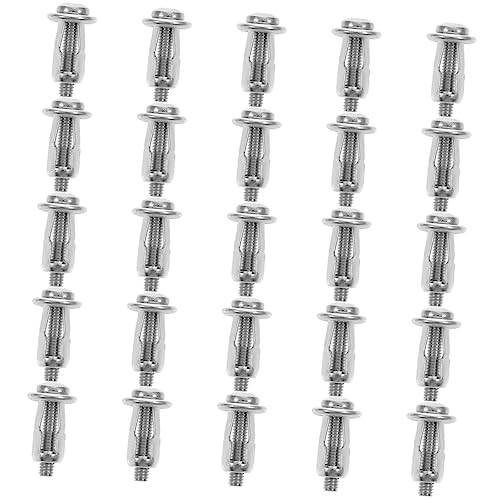 TOPBATHY 1 Satz Teiliges Hohlraumdübel Mit Spreizmuttern Für Befestigung Hohlwänden Für Türen Langlebige Metallkonstruktion Einfache Und Demontage 25 Stück von TOPBATHY