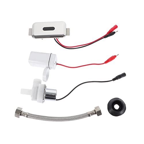 TOPBATHY 1 Satz Toilettensensor An Badezimmerzubehör Automatisches Toilettenspülventil Automatische Spülung Für Toiletten Wc-taster Tauschen Wasserhahn Spülungsventil Rostfreier Stahl von TOPBATHY