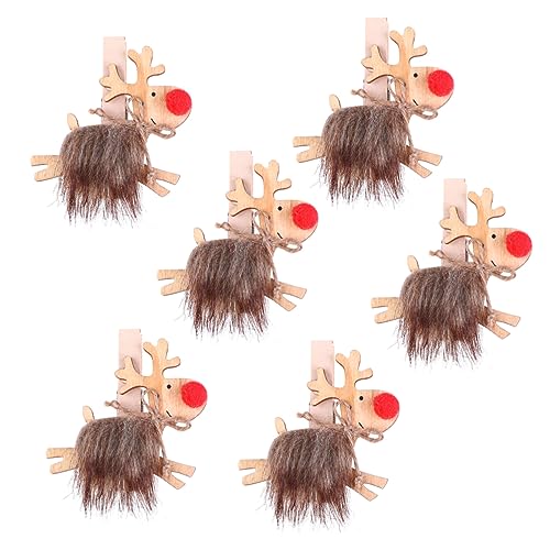 TOPBATHY 1 Satz Weihnachts Holzklammern Clips Für Kreative Fotodarstellung Und Dekoration Im Weihnachtsfest Für Zuhause Und 6 Stück TOPBATHY 1 Satz Weihnachts Holzklammern Clips Für Kreative Fotodarstellung Und Dekoration Im Weihnachtsfest Für Zuhause Und 6 Stück von TOPBATHY
