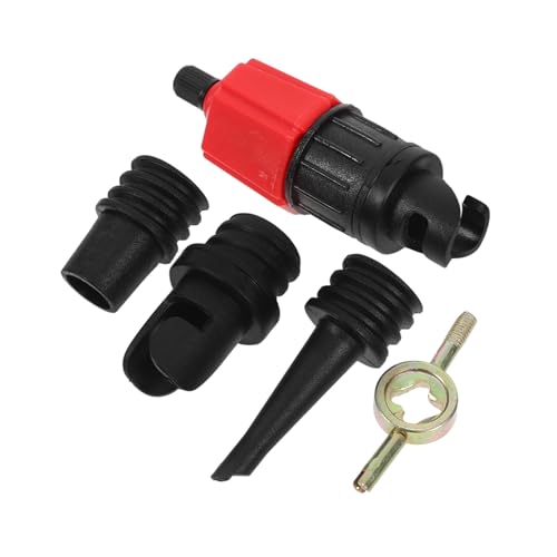 TOPBATHY 1 Stück Luftventil Adapter für Elektro Pumpen Kompatibel mit Kajak Auto Aufblasbaren Booten Robuster Nylonlegierungs und Gummimaterial Tragbar und Langlebig Rot TOPBATHY 1 Stück Luftventil Adapter für Elektro Pumpen Kompatibel mit Kajak Auto Aufblasbaren Booten Robuster Nylonlegierungs und Gummimaterial Tragbar und Langlebig Rot von TOPBATHY