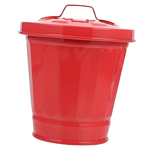 TOPBATHY 1 Stück Mini Mülleimer mit Deckel Kompakte Abfalltonne für Schreibtisch als Aufbewahrungsbox oder Blumenpot für Büro und Wohnzimmer TOPBATHY 1 Stück Mini Mülleimer mit Deckel Kompakte Abfalltonne für Schreibtisch als Aufbewahrungsbox oder Blumenpot für Büro und Wohnzimmer von TOPBATHY