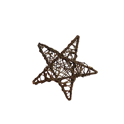 TOPBATHY 1 Stück Rattan Star Tree Topper Rattenverzierung Tannenbaum Stern Weinrebengirlande Stern Baumspitzen Weihnachtsschmuck Weidenstern Protokoll Fenster Kunsthandwerk TOPBATHY 1 Stück Rattan Star Tree Topper Rattenverzierung Tannenbaum Stern Weinrebengirlande Stern Baumspitzen Weihnachtsschmuck Weidenstern Protokoll Fenster Kunsthandwerk von TOPBATHY