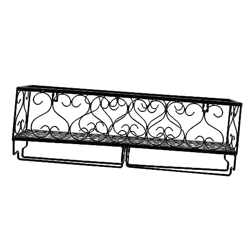 TOPBATHY 1 Stück Wandmontierter Weinflaschenhalter aus Flaschen Gläser Aufbewahrung Multifunktional Staubdicht Schwarzes Design für Stilvolle Dekoration und Praktischen Gebrauch TOPBATHY 1 Stück Wandmontierter Weinflaschenhalter aus Flaschen Gläser Aufbewahrung Multifunktional Staubdicht Schwarzes Design für Stilvolle Dekoration und Praktischen Gebrauch von TOPBATHY