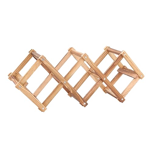 TOPBATHY 1 Stück weinregal Dekoration schwimmende Weingläser Weinbelüfter Weinhalterständer Wine Rack Barregal bürodeko Living Room Decoration Weinstand modischer Weinhalter Hölzern Brown von TOPBATHY