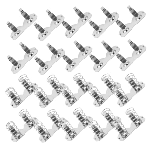 TOPBATHY 10 Sätze Federkontakte für Negative und Positive Verbindung Geeignet für Taschenlampen und Elektronische Geräte Hohe Leitfähigkeit und Präzise Passform TOPBATHY 10 Sätze Federkontakte für Negative und Positive Verbindung Geeignet für Taschenlampen und Elektronische Geräte Hohe Leitfähigkeit und Präzise Passform von TOPBATHY