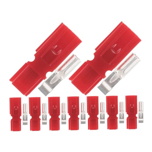 TOPBATHY 10 Sätze Spa Großer Stromanschluss Stecker für Elektrogabelstapler Zuverlässige Verbindung Geeignet für Anspruchsvolle Anwendungen Rot von TOPBATHY