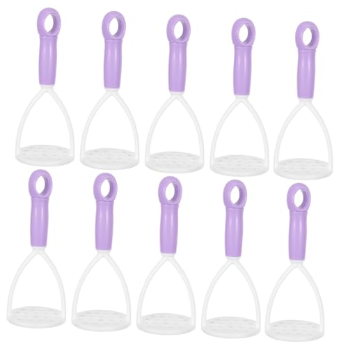 TOPBATHY 10 Stück Mini Potato Masher Kartoffelstampfer Kartoffelpresse Kartoffelmühle Stampfer Küchenwerkzeug Food-Smasher Mash Gadget für Kartoffeln Zertrümmerer-Küchenwerkzeug pp Violett TOPBATHY 10 Stück Mini Potato Masher Kartoffelstampfer Kartoffelpresse Kartoffelmühle Stampfer Küchenwerkzeug Food-Smasher Mash Gadget für Kartoffeln Zertrümmerer-Küchenwerkzeug pp Violett von TOPBATHY