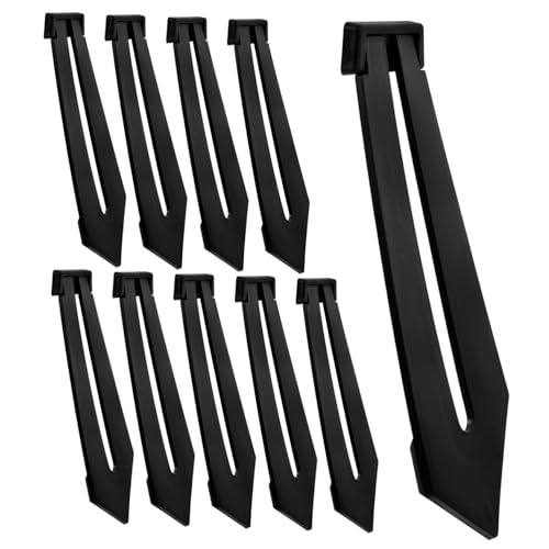 TOPBATHY 10 Stück Teiliges Bilderrahmen Ständer Stabiler Desktop Foto Frame Rückhalter Einfacher Aufbau Vielseitige Aufstellhilfe für Zuhause Büro und Studio von TOPBATHY