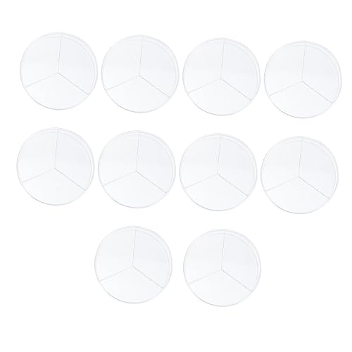 TOPBATHY 10 Stück Teiliges Dreigeteilter Transparenter mit Deckel Sterilisierbar Widerstandsfähig für Labor Zell Bakterienkulturen Einfache Beobachtung und Schutz vor Verunreinigung TOPBATHY 10 Stück Teiliges Dreigeteilter Transparenter mit Deckel Sterilisierbar Widerstandsfähig für Labor Zell Bakterienkulturen Einfache Beobachtung und Schutz vor Verunreinigung von TOPBATHY