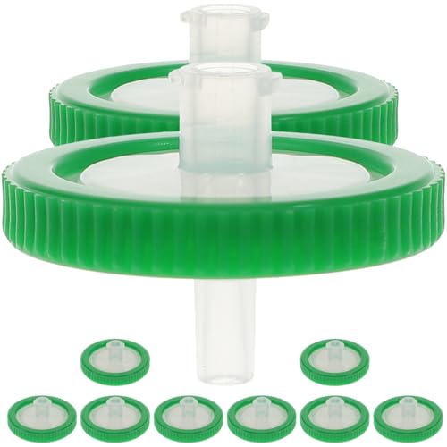 TOPBATHY 10 Stück Teiliges Einweg spritzenfilter mit Porengröße Nadel filter für Laborfiltration Hohe Schmutzaufnahmekapazität Mechanisch Stabil Sicher und Sauber Geeignet Zufällige Farbe von TOPBATHY