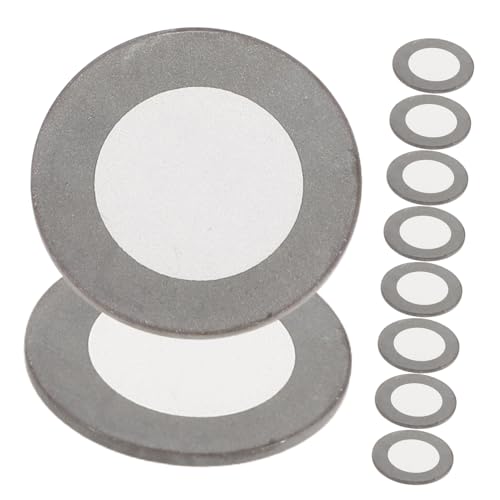 TOPBATHY 10 Stück Teiliges Keramische Nebelplatten Austauschdiscs für Luftbefeuchter Leiser Betrieb für Zuhause und Büro zur Verbesserung der Luftfeuchtigkeit von TOPBATHY