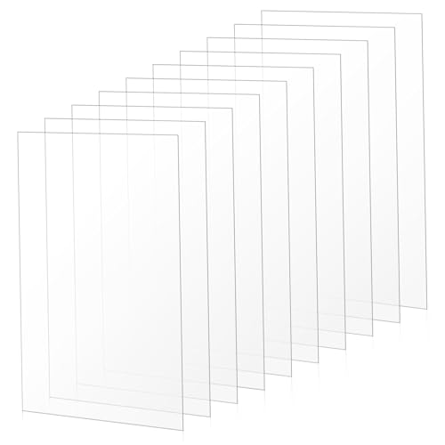 TOPBATHY 10 Stück Teiliges Klare Kunststoffplatten für Bilderrahmen und Malerei Hochtransparente Zeichenplatten Leicht zu Reinigen für Ausstellungen und Dekorationen TOPBATHY 10 Stück Teiliges Klare Kunststoffplatten für Bilderrahmen und Malerei Hochtransparente Zeichenplatten Leicht zu Reinigen für Ausstellungen und Dekorationen von TOPBATHY