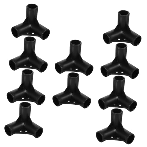 TOPBATHY 10stücke Eckverbinder Aus Kunststoff Eckverbinder Und Vier-Wege-rohrverbinder Hochwertige Pp-Materialien Stoßfest Und Langlebig Für Gewächshäuser Weinspalier Und Gartenkonstruktion von TOPBATHY