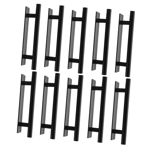 TOPBATHY 10 Stück Teiliges Selbstklebende Metallgriff-reling ohne Bohren Minimalistischer Küchen Badmöbelgriff mit Hoher Haftung Kratzfest und Einfach zu Montieren Geeignet für Schränke von TOPBATHY