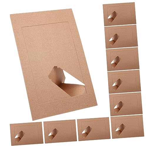 TOPBATHY 10 Stück Teiliges Set Papier Bilderrahmen Naturfarben DIY Tisch Fotorahmen für Kreative Wohnkultur Eleganter Bilderhalter für Gemälde und Fotos für Schlafzimmer und Wohnzimmer TOPBATHY 10 Stück Teiliges Set Papier Bilderrahmen Naturfarben DIY Tisch Fotorahmen für Kreative Wohnkultur Eleganter Bilderhalter für Gemälde und Fotos für Schlafzimmer und Wohnzimmer von TOPBATHY